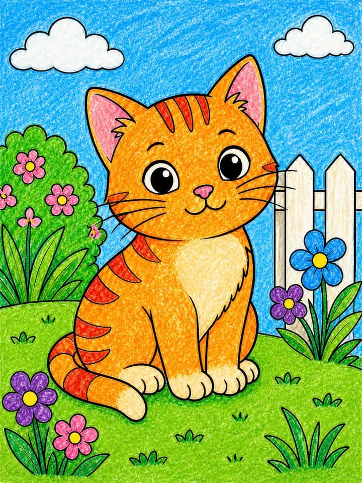 Esempio di colorizzatore IA in stile Pastelli a cera
