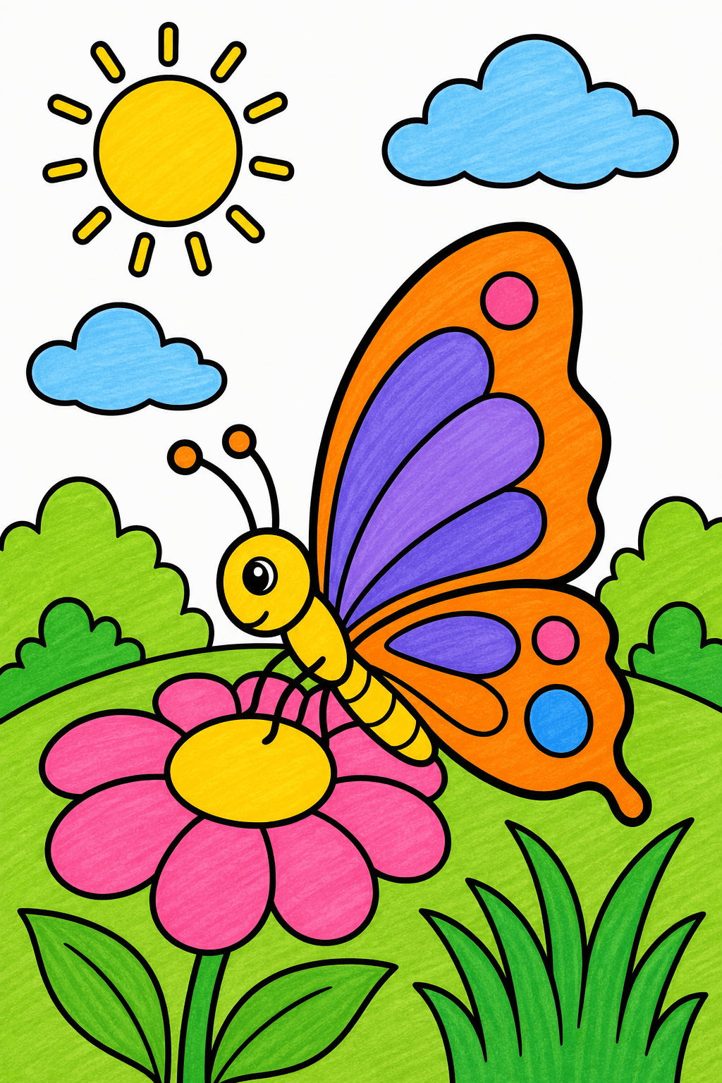 Bold and Easy Bold Easy Butterfly marker colorized preview