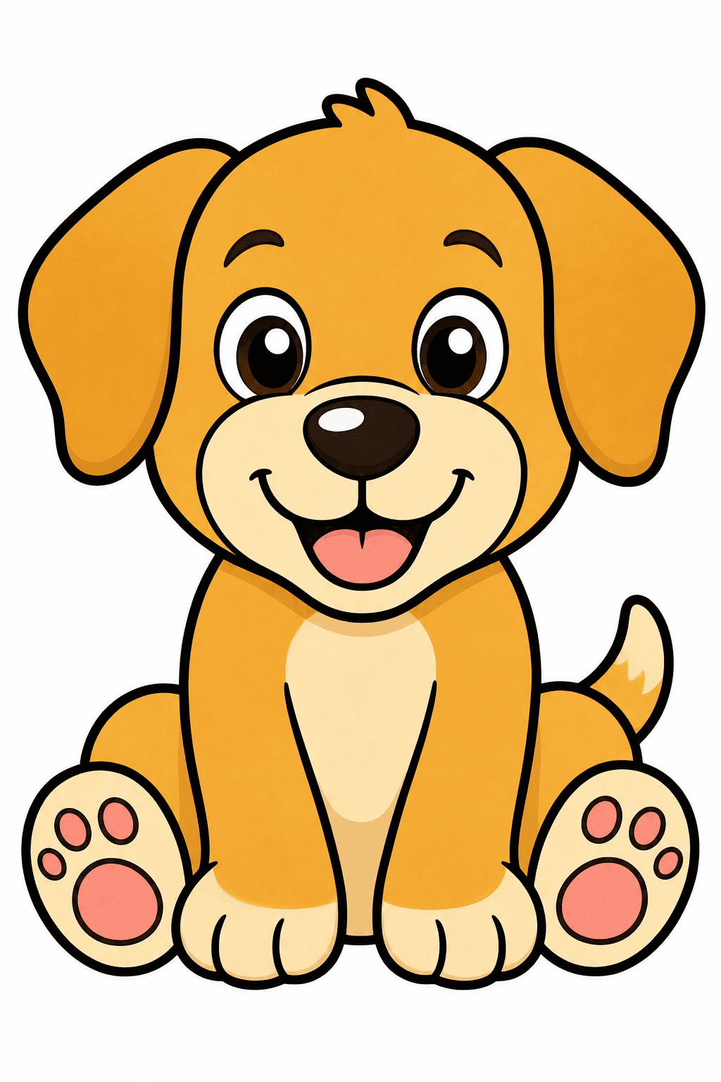 Bold and Easy Bold Easy Puppy clean-digital colorized preview